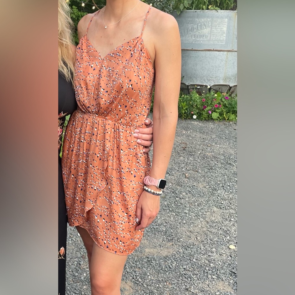 BCBGeneration dress with crossbody straps